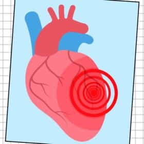 heart disease cartoon icon