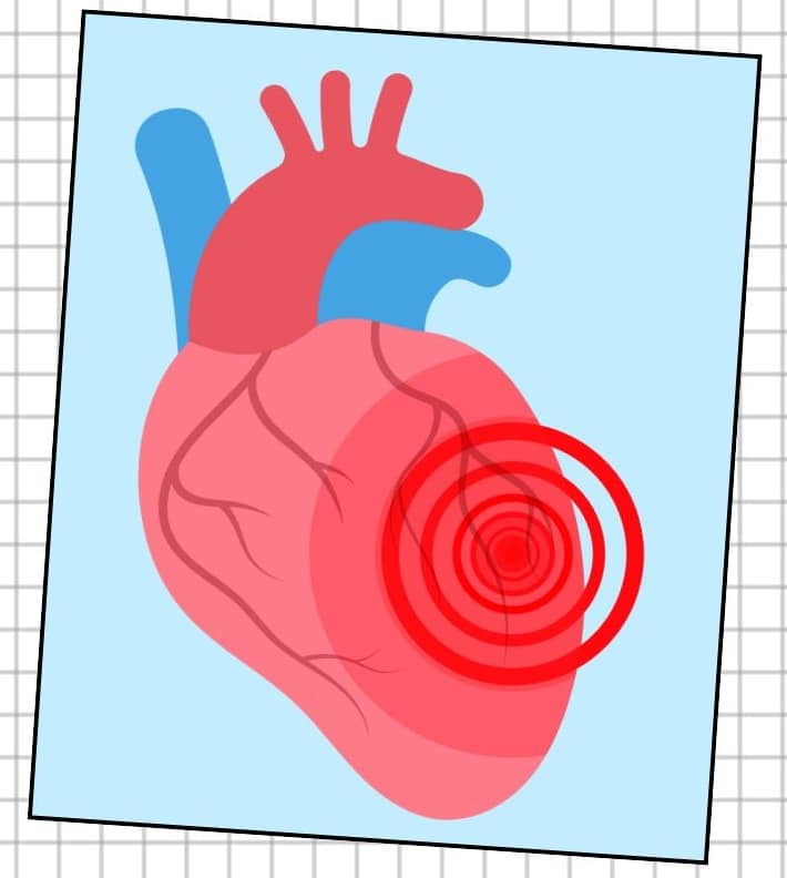 heart disease cartoon icon